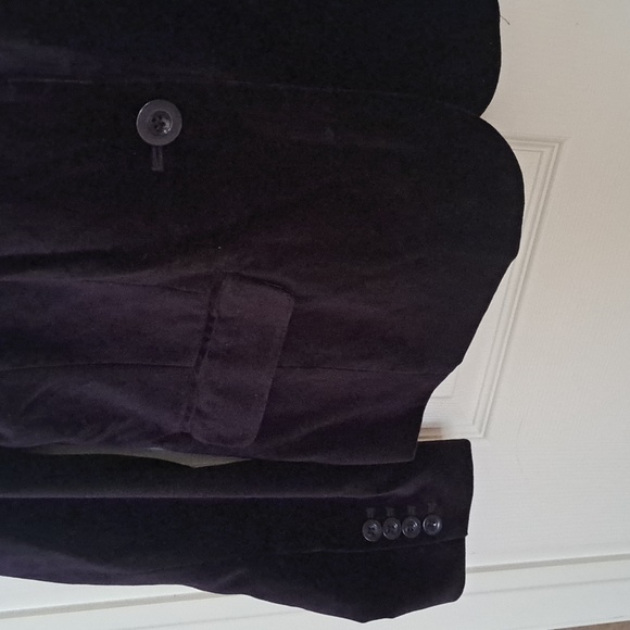 Nwot Purple Velour Blazer - Picture 4 of 5